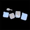 Practical Small Dollhouses Food Storage Containers Clear Sturdy Plastic Food Boxes Portable for Crafting Supplies