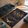 Dragon Theme Crystal Velvet Rug Personalized Custom Name Text Soft Floor Mat Home Decor