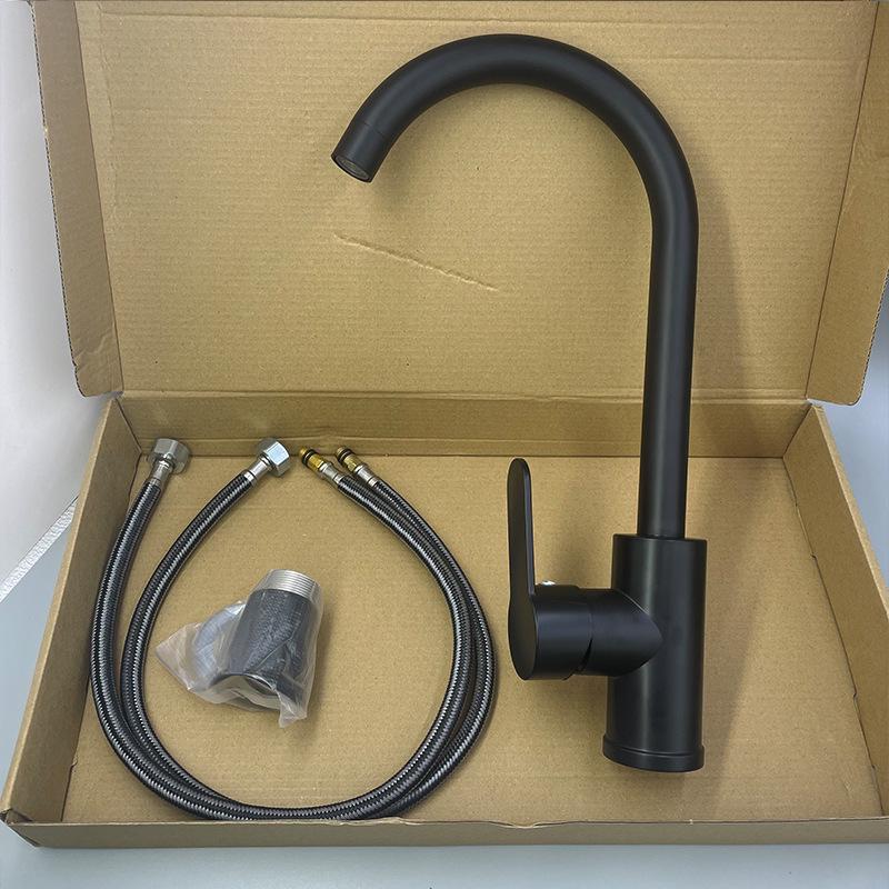 Lucky Cat Hot & Cold Stainless Steel Faucet for Kitchen & Bathroom Sink