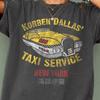 Korben Dallas Taxi Service Shirt, Retro Sci Fi Movie Tee, Vintage Space Taxi Graphic Shirt, 90s Cult Classic Oversized TShirt