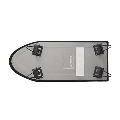 Yamazaki Boat-Shaped Ironing Board, Black, Approx. W75 X D30 X H20cm, Tower Design, Easy To Iron, 1221