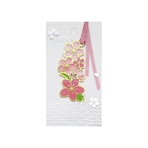 Stained Glass Style Die-Cut Bookmark - Cherry Blossom Gold 12531