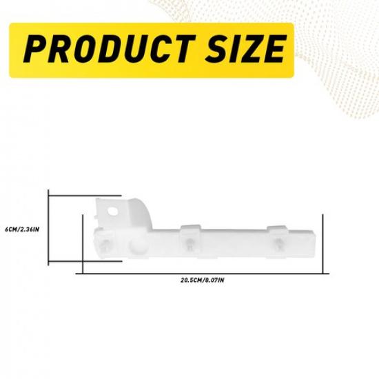 Front Right & Left Bumper Bracket for 2008 - 2017 Mitsubishi Lancer Except Evo V