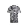 Men's Allover Print Short Sleeve T-Shirt Grey HD6401
