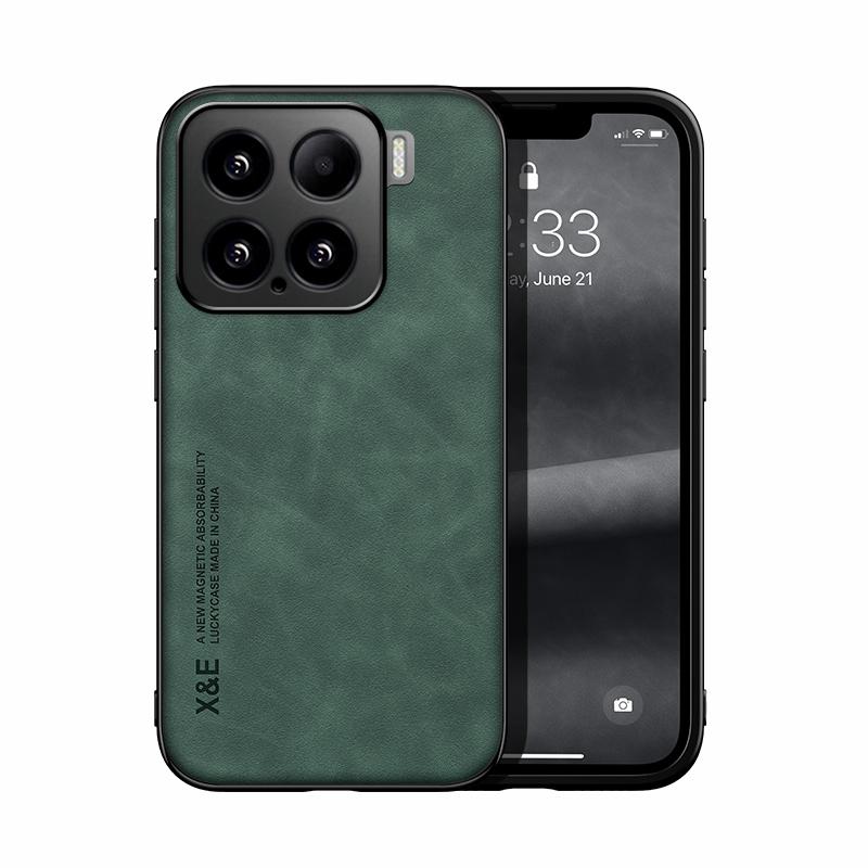 

For Xiaomi 15,15 Pro Case Shockproof Leather Texture Silky Feel Cover With Magnetic Attaction inside For Xiaomi Mi 15 For Xiaomi 15