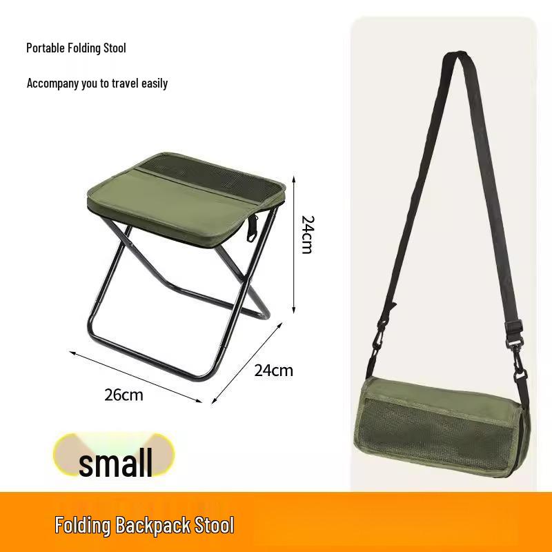 Kids' Portable Folding Stool & Pencil Case for Camping, Fishing, and Travel