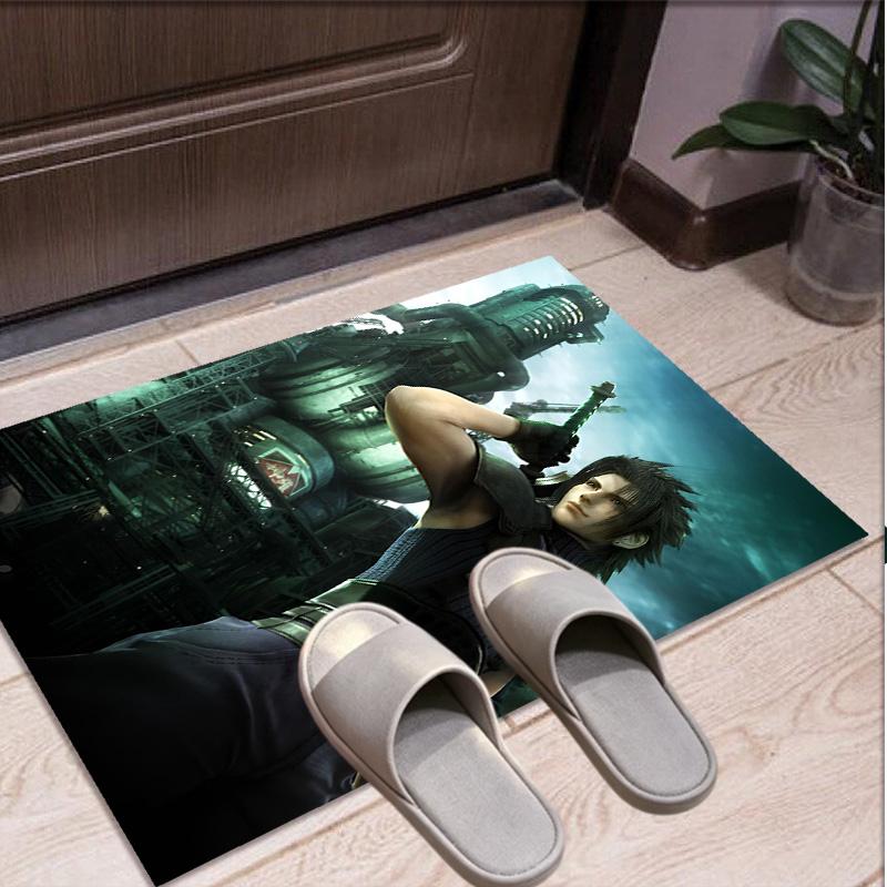 Final Fantasy Pattern Rug, Indoor/Outdoor Mat, for Picnic, Gameroom, Bedroom, Office, Living Room, Home Decor Carpet, Birthday Gift