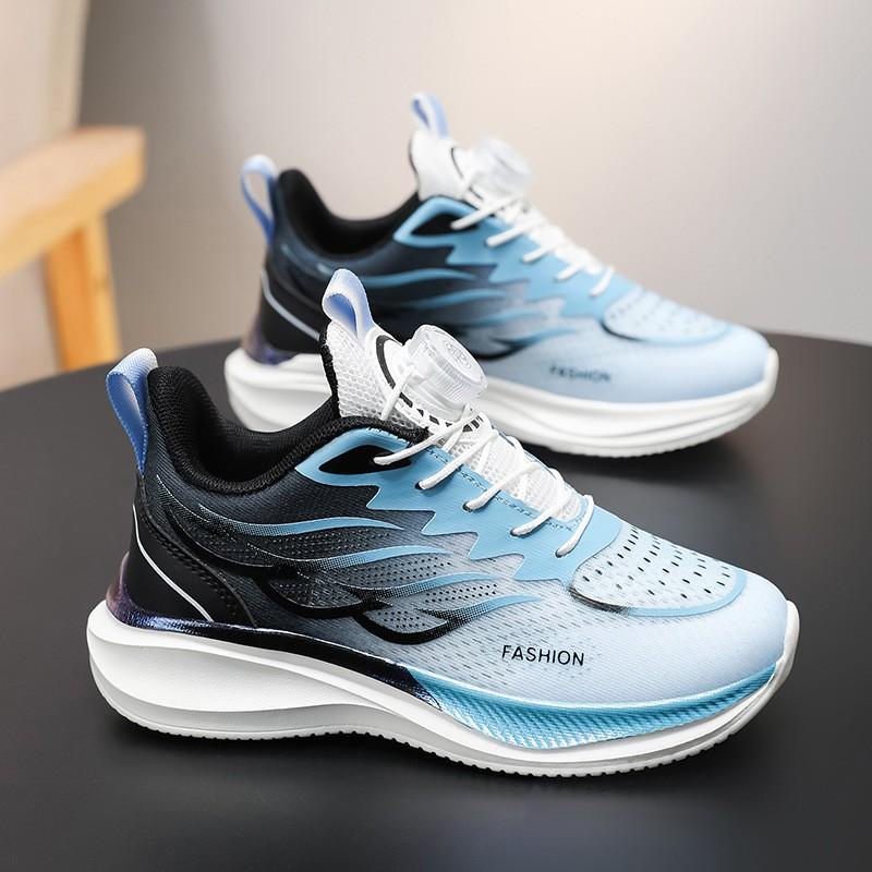 Youth Style Shoes Boys Lightweight Breathable Running Shoes Kids Outdoor Indoor Sports Comfortable Mesh Sneakers