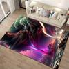 Colorful Lightning Storm Pattern Carpet for Living Room Decoration Suitable for use as an anti-slip for living room bedroom sofas