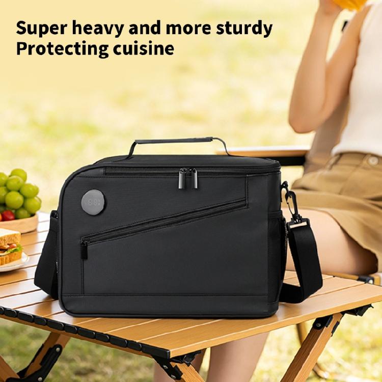 Premium Reflective Insulated Lunch Pack With LCD Panel For Hot Cold Items