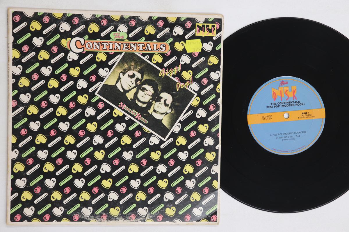 

10inch Record CONTINENTALS - Fizz Pop Modern Rock 3E36452 NU DISK 1980 US Rock Used