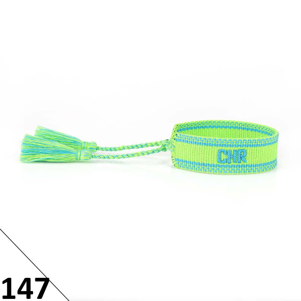 Friendship Letter Bracelet - Hand-Woven Ethnic Style with Polyester Tassels