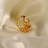 Lava ring ins trendy cold wind index finger ring simple and versatile stainless steel non-fading ring