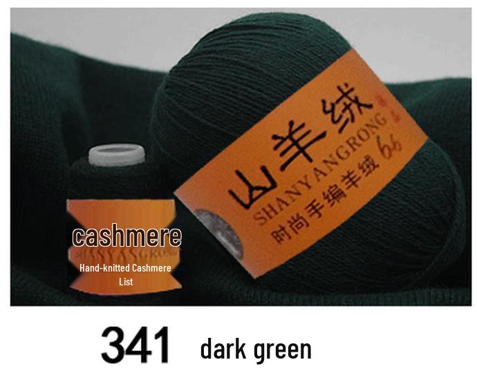 Reines Kaschmir & Wolle 6+6 Garn zum Hand- oder Maschinenstricken - Mittel-Dicke Nerzmischung