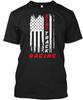 Dirt Track Racing American Flag TTshirt Made In the USA Size S To 5XL