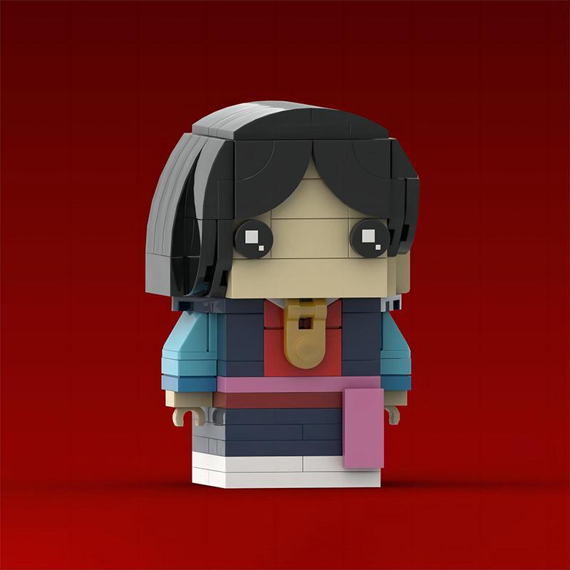 Building Block Brick Model Of Hua Mulan Series Children's Assembled Educational Doll