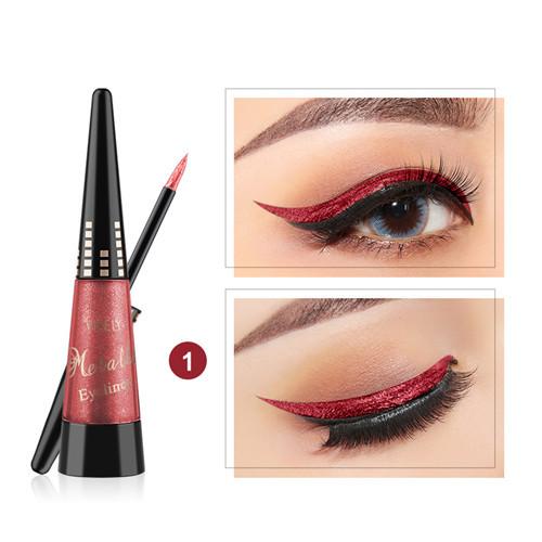 Pearlescent Color Eyeliner Waterproof Long-lasting Non-smudge Bright Shiny Sequin Diamond Liquid Eyeliner