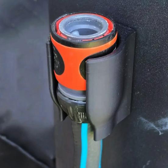 2 ks Nástěnný držák na hadici Odolný proti povětrnostním vlivům Protiskluzový Venkovní Zahrada na dvorku Trávník Zahradničení Držák pro uložení stříkací trysky na vodu