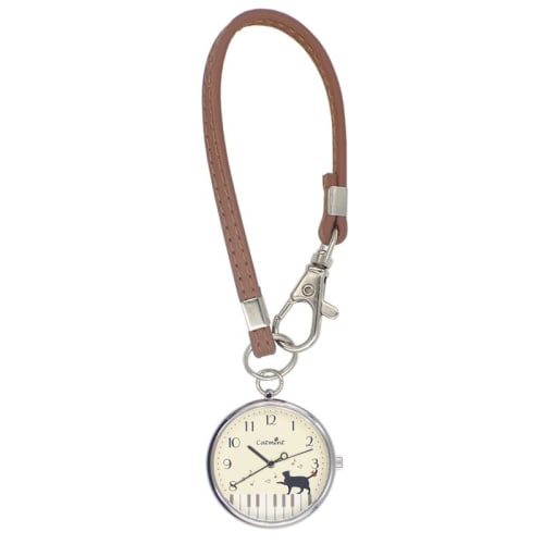 IWAWP Catmint Piano Cat Strap Watch N04123A-0 IV Women's Pocket Watch
