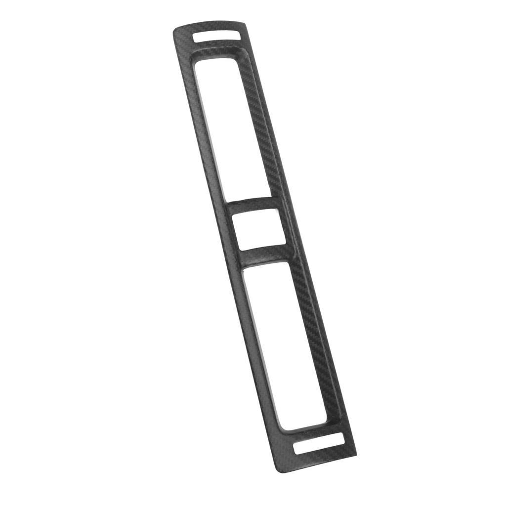 Dry Carbon Fiber Front AC Vent Outlet Frame Trim Center Dashboard Air Vent Cover Replacement for