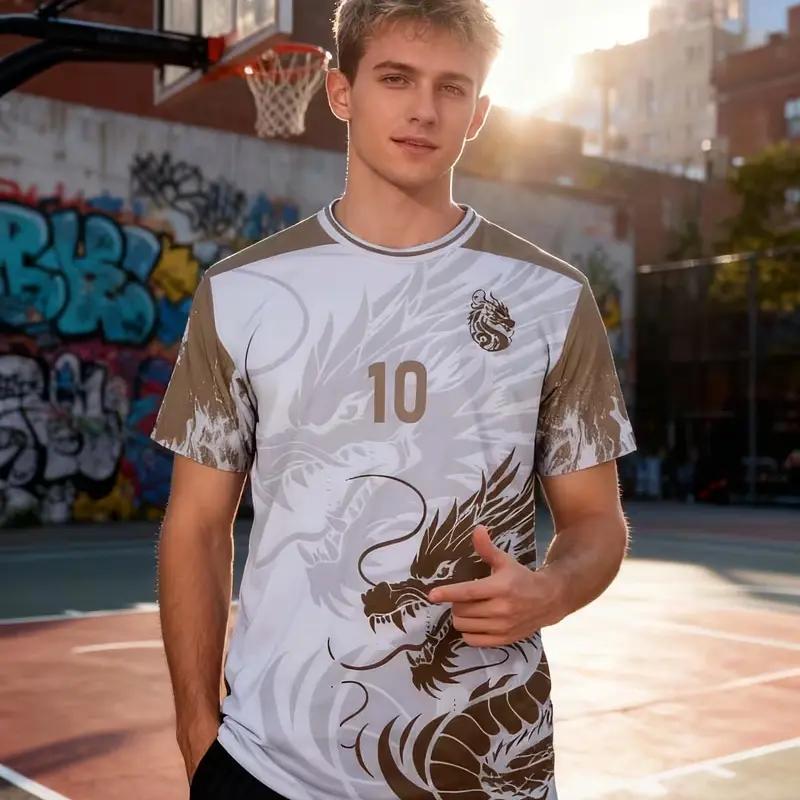 

Men s street fashion T-shirt, lightweight short-sleeved top, casual and trendy new round neck short-sleeved T-shirt XL