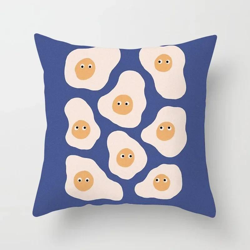 Hot Sale Modern Morandi Color Sofa Cushion Cover Home Nordic Abstract Mountain Moon Sun Geometric Pillow