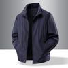 Men's Jacket Sports Loose Korean Style Casual Solid Color Pocket Long Sleeve Zipper Cardigan Top