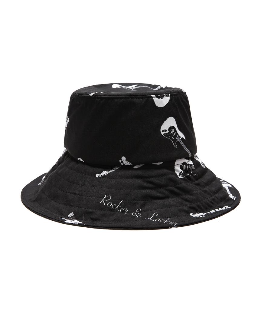 P.P.P Rl Wide Bucket Hat (Black)