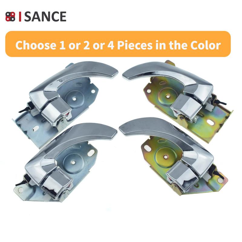 1/2/4 Pcs Interior Car Door Handle Front Rear Left or Right Chrome For Kia Sorento 3.5L 2003 2004 2005 2006 2007 2008 2009