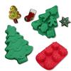 FAIS DU Silicone Mold Bakeware DIY Chocolate Mold Christmas Trees Snowman Gifts Baking Tools Cake Decoration Accessories