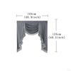 Thermal Rod Pocket Valance Curtain for Darkening Nursery Window Decor