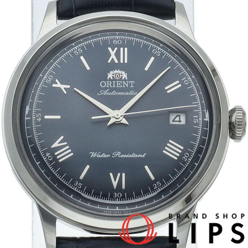 Б/у часы Orient Orient Bambino 40,5 мм RN-AC0024L Коробка Гарантия Нержавеющая сталь/Кожа Мужские часы Синие