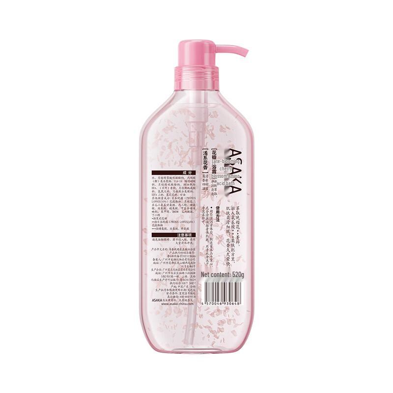 ASAKA Gel de Banho Pétalas de Aminoácidos 520g