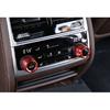 Rear AC Adjusting 2PCS Knob Ring Decor For BMW X3 G01 X4 2018- Red Aluminum