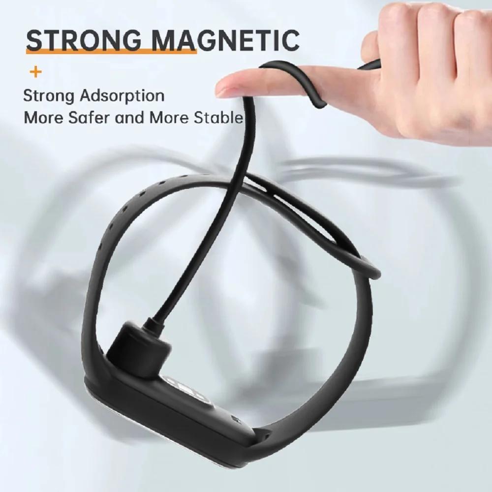 USB Magnetic Cord Charger for Xiaomi Mi Band 2 3 4 5 6 7 Smart Replacement Portable Charging Data Cable