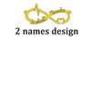 Atoztide 2022 New Stainless Steel Personalized Custom Couple Name Necklace Choker Chain Infinity Summer Pendant Nameplate Gift