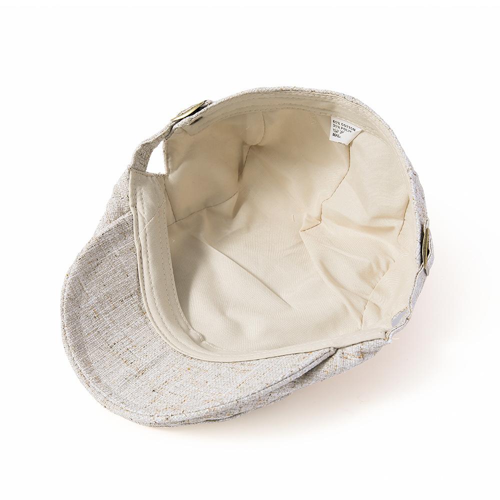 Hat Men Retro Style Forward Hat Painted Hat Peaked Cap Newsboy Hat Beret