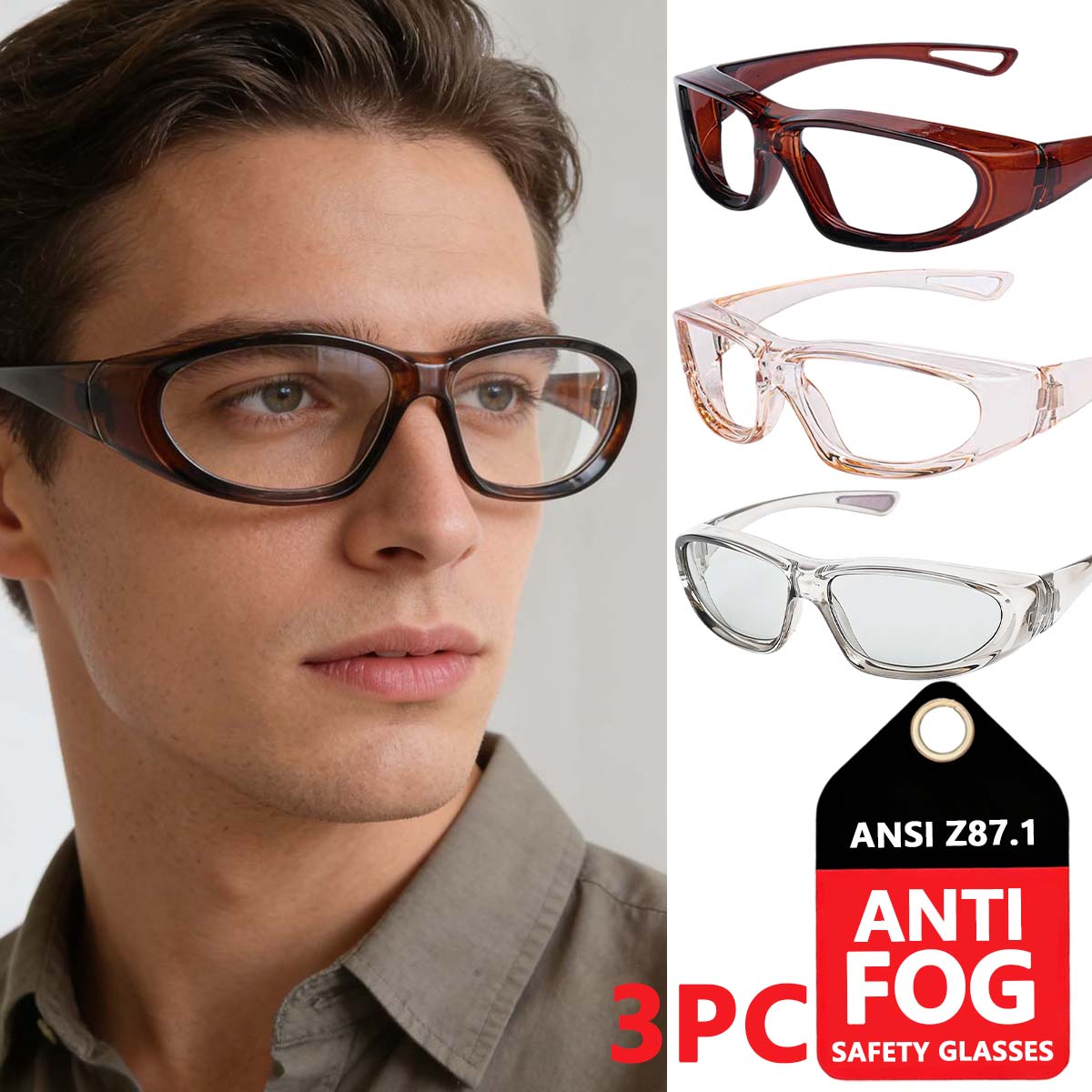 

fashionable safety glasses women asin z87.1 safety glasses for men anti fog womens goggles HM4