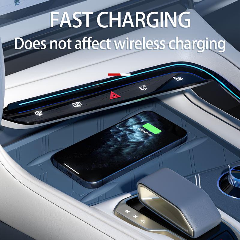 For ZEEKR 001 2025 2025 2025 Silicone pad for central control Wireless charging protective anti slip pad Car accessories