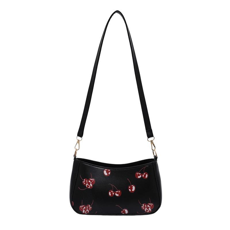 New Cherry Crossbody Bag Crescent Bag Fashion Underarm Bag Versatile Bag Shoulder Bag Underarm Bag Women's Bag