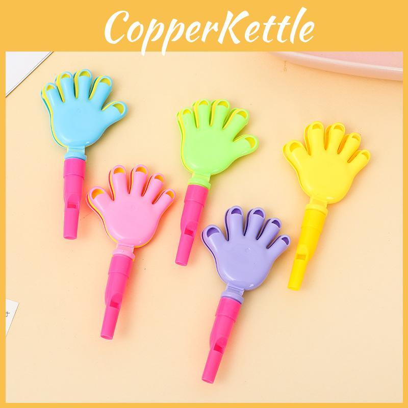 משרוקית פלסטיק שניים באחד צעצוע מחיאת כפיים לילדים מסיבה ובידור