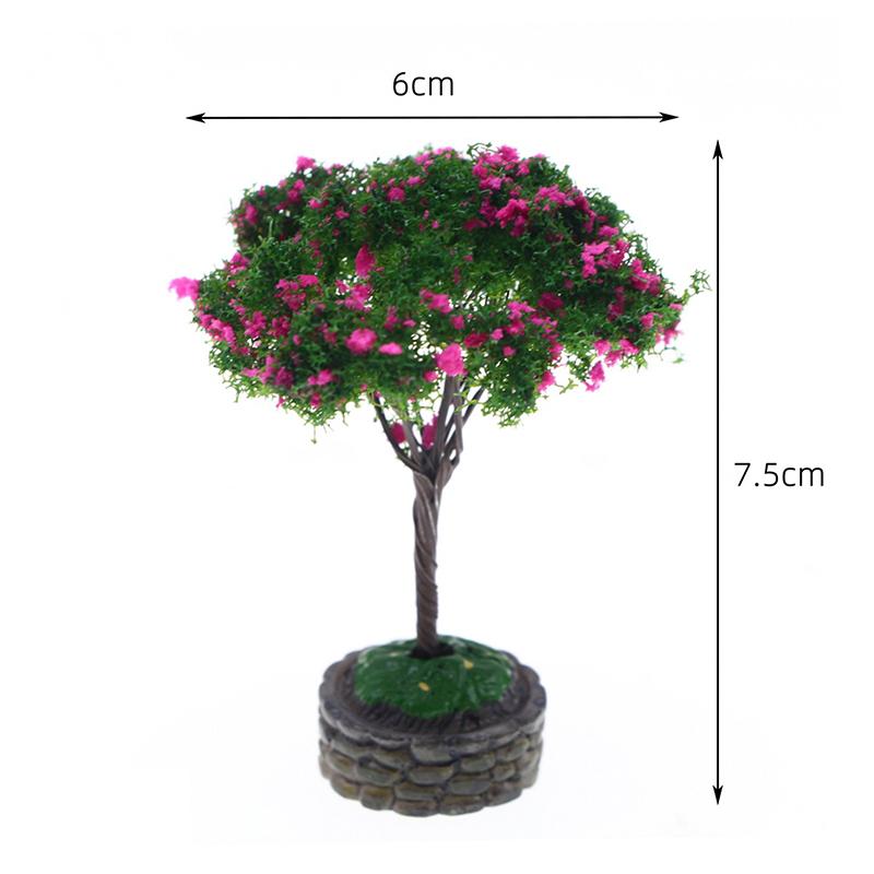 1Pcs 1:12 Miniature Orange Tree Landscape Garden Decor Accessories For Dollhouse Decoration