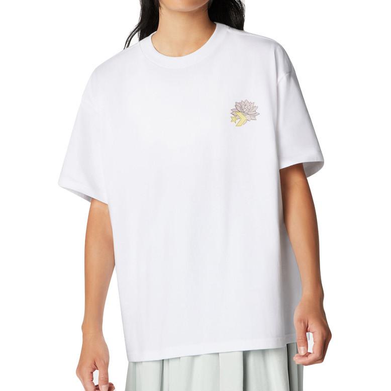 Converse DESERT T Shirt Women s White 10024662-A01 L