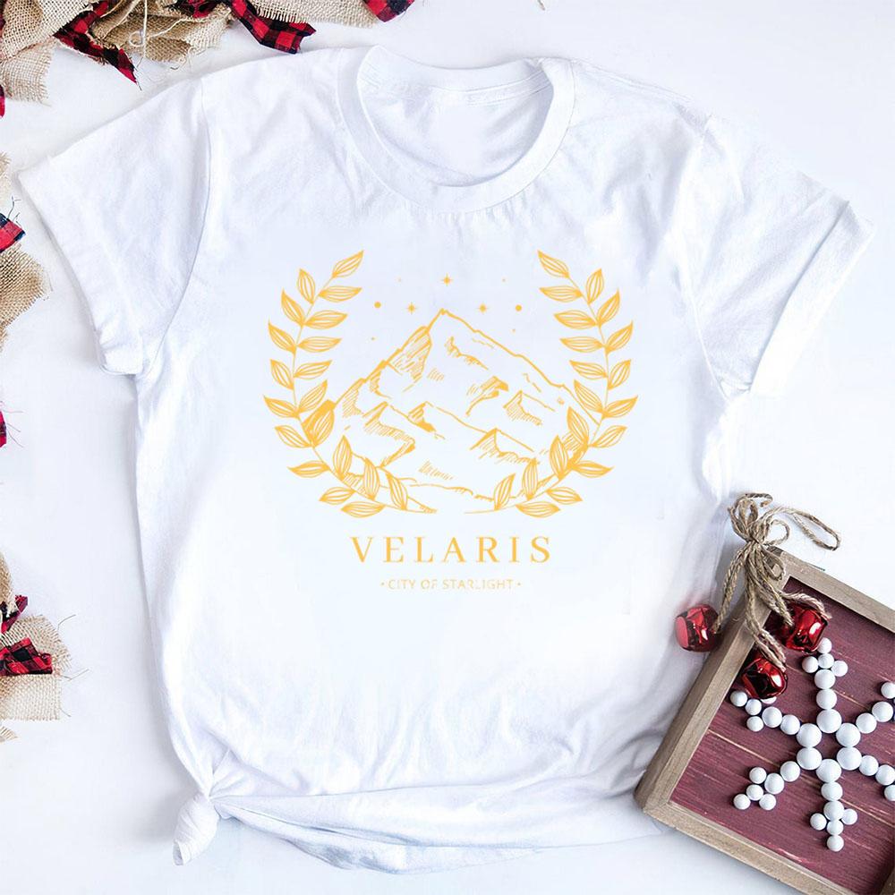 2025 Velaris Tshirt Night Court fourth wing Sarah J Maas Acotar Shirt Throne of Glass SJM Book Lover Shirts Bookish Fans GIFT