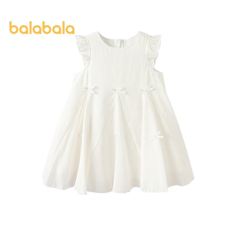 Balabala Girls' Summer Bowknot Dress