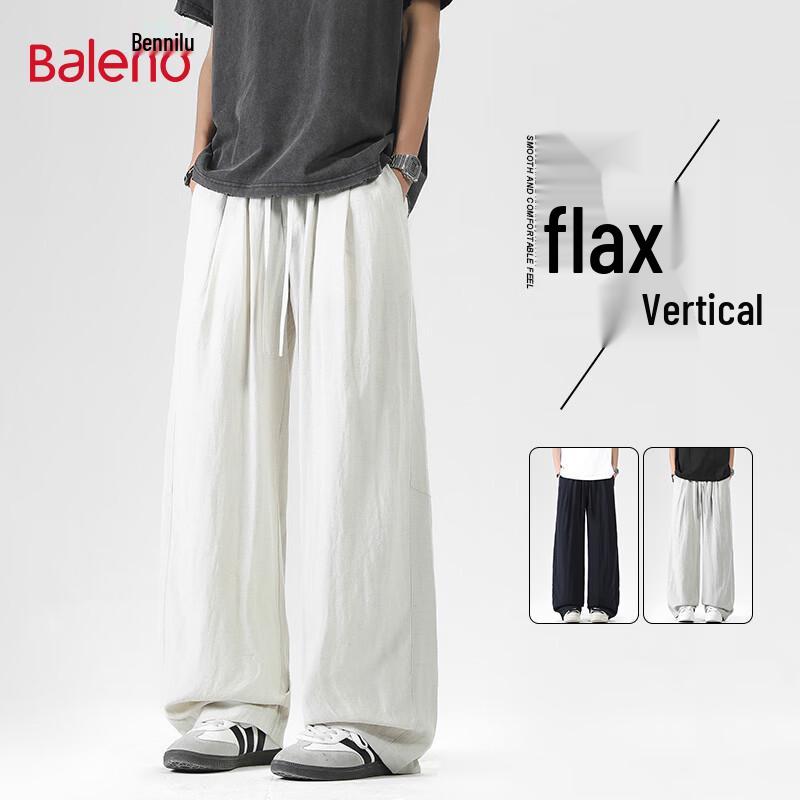Baleno Men s Loose Straight-Leg Casual Pants 2XL