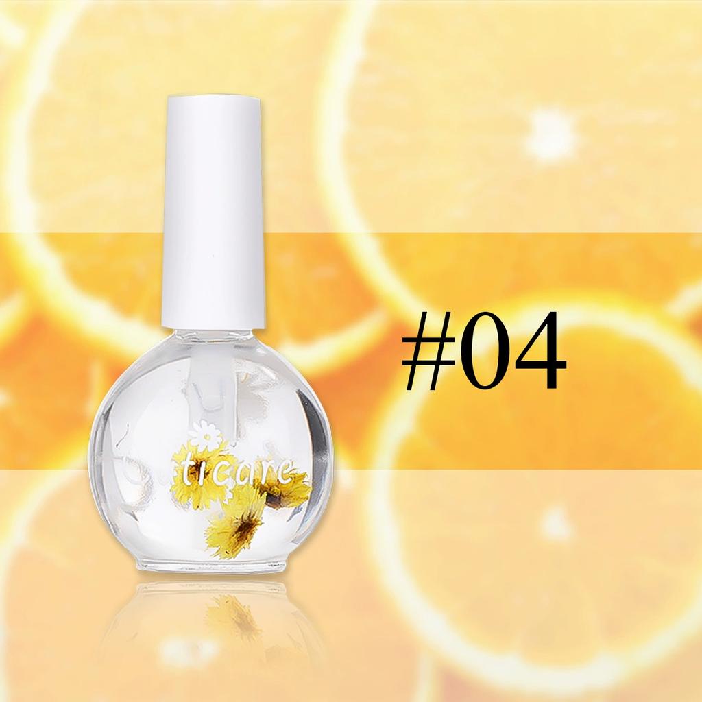 Óleo Nutritivo para Cutículas de Flores Secas 10ML Nutrir Reparar Unhas Danificadas Óleo para Cuidados com as Unhas Tratamento Hidrata Fortalece Unhas Brilhantes