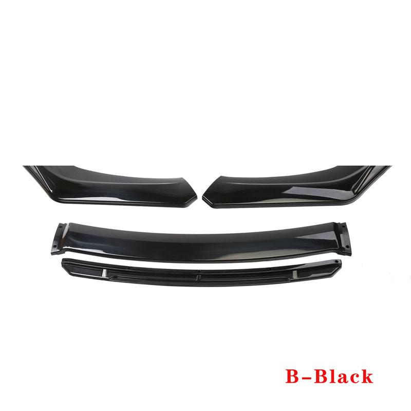 

Универсальный автомобильный передний бампер Lip Body Kit Спойлер Сплиттер Диффузор Красный Черный Синий Canard Сплиттер ABS Пластик Авто Модификация