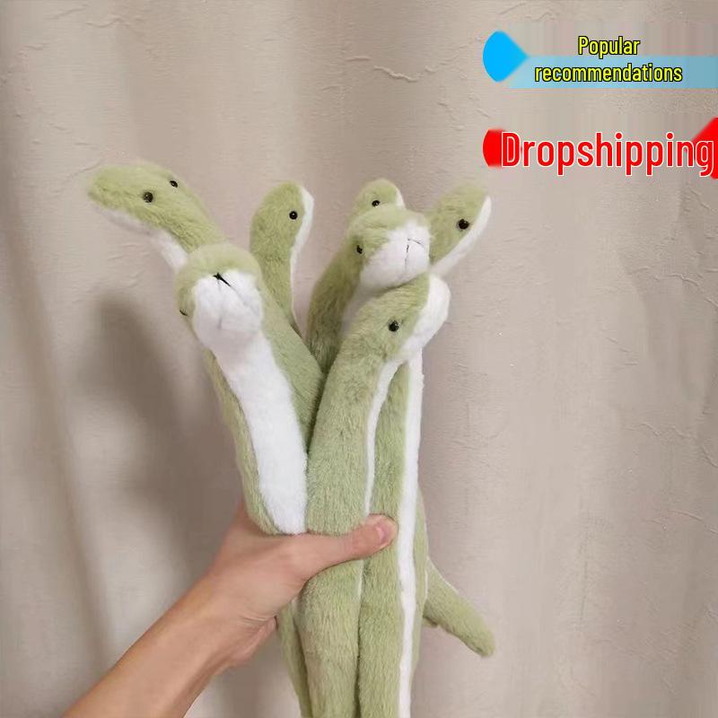 Cute Quirky Snake Plush Rag Doll - Stuffed Toy for Kids and Girls, Ornament Mascot