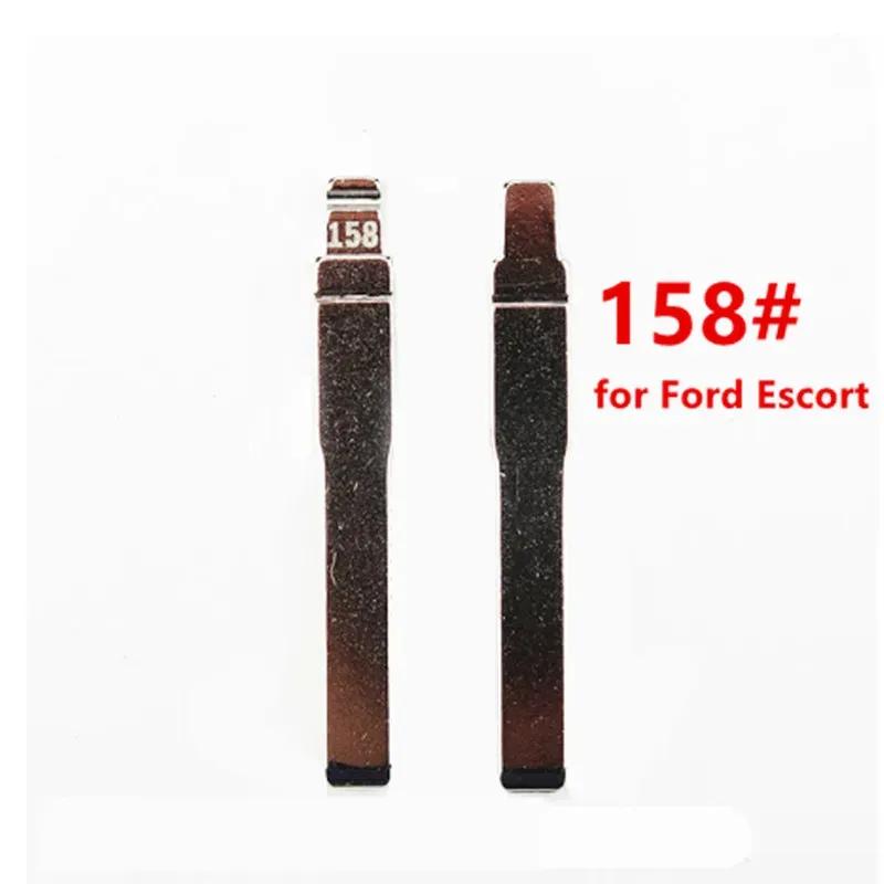 

10pcs/lot #158 original Blank Metal Uncut Flip remote Key Blade For Ford Escort
